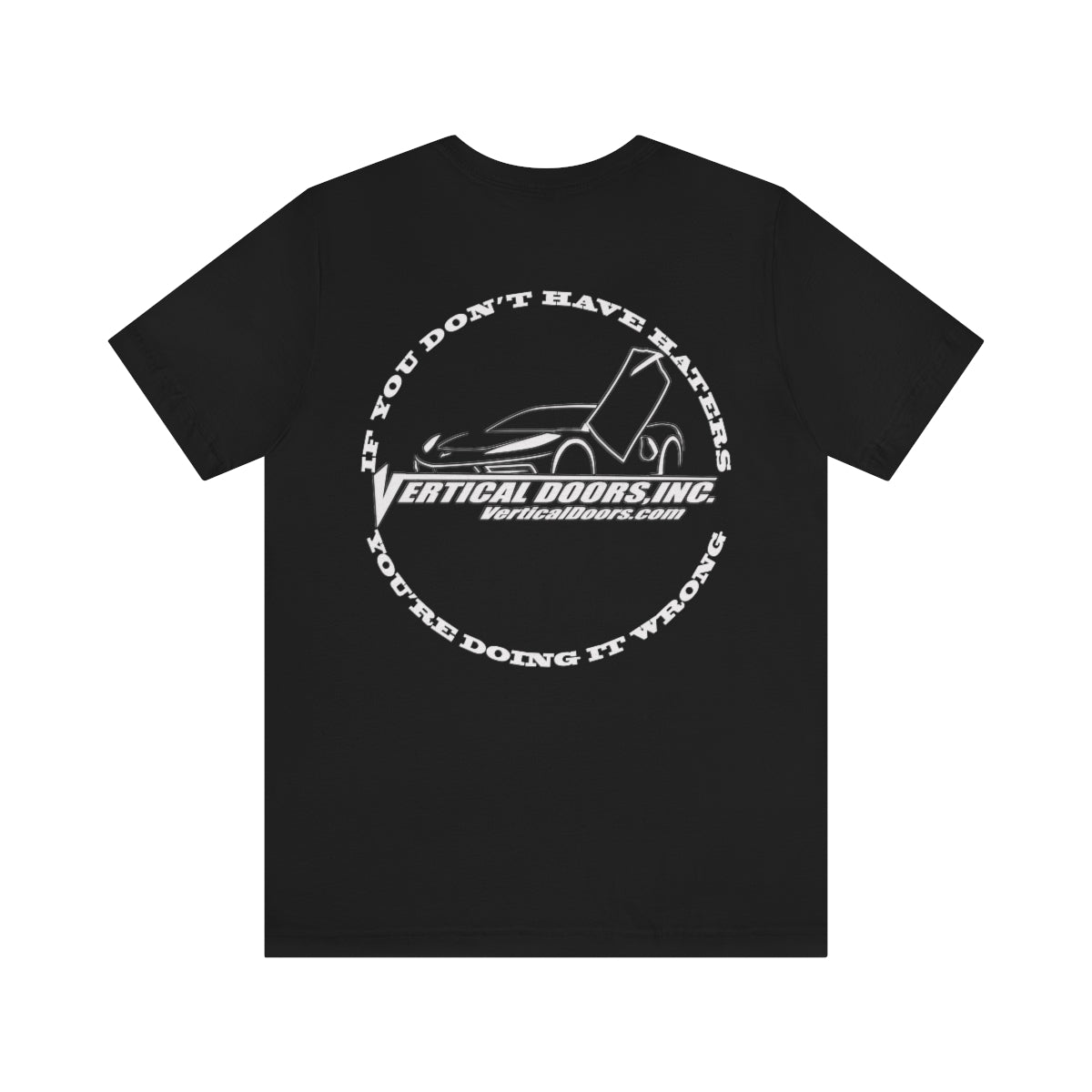 Unisex Jersey Short Sleeve Tee Haters C8