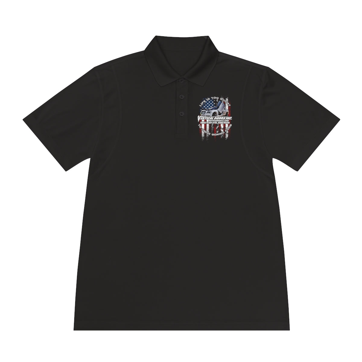 Men's Sport Polo Shirt Life is too short Chrysler 300