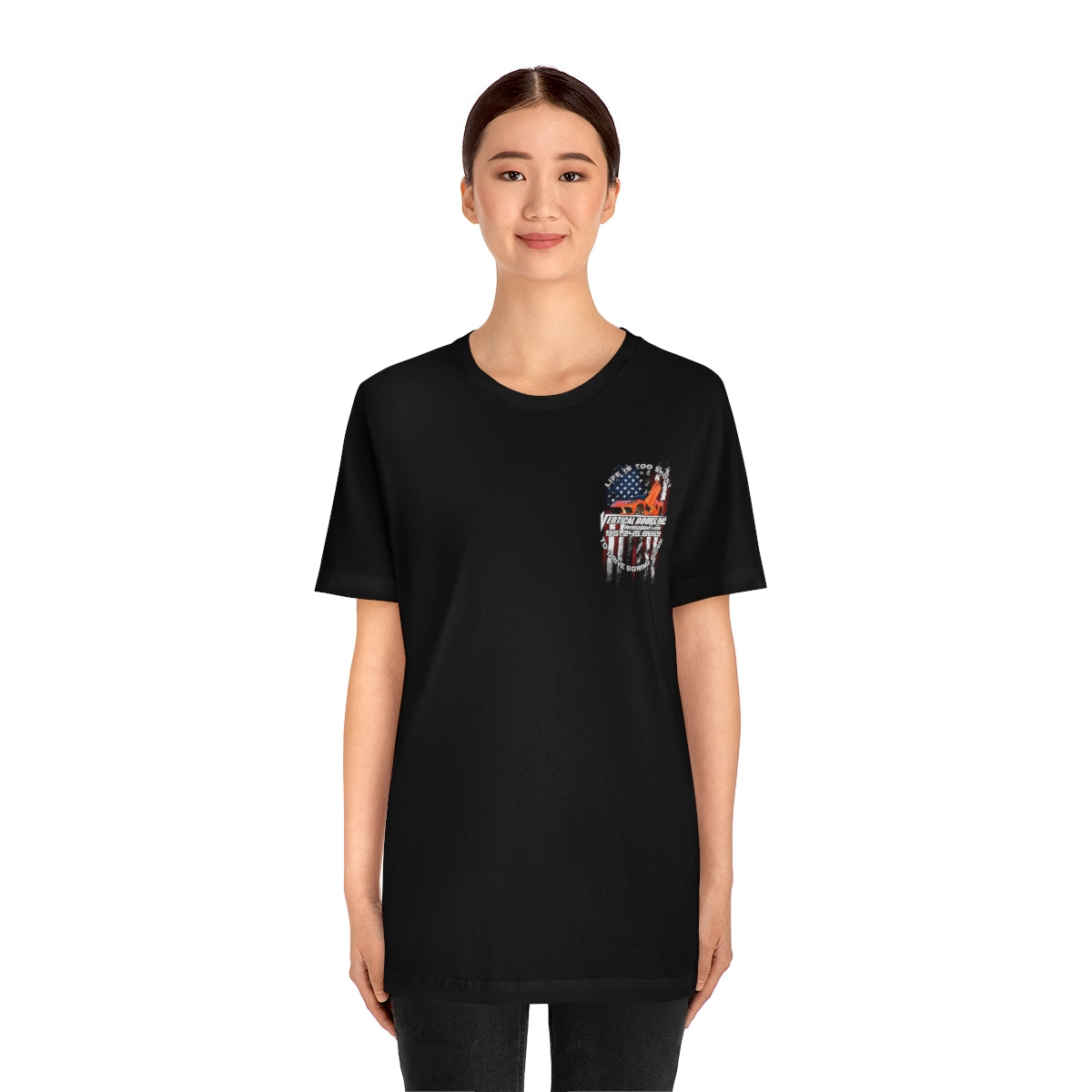 Unisex Jersey Short Sleeve Tee Life is too short C8