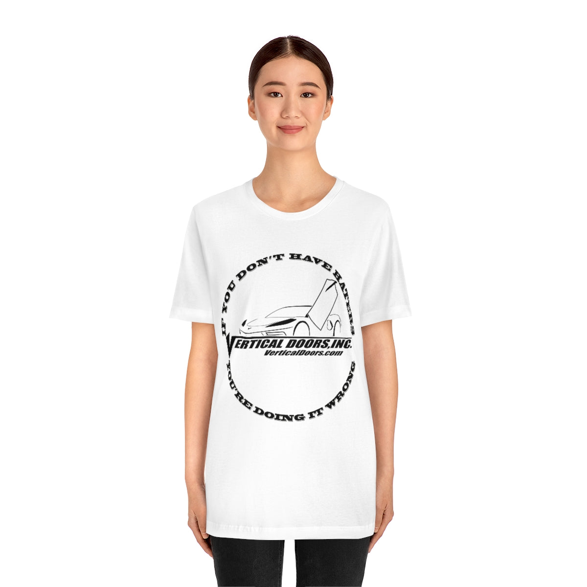 Unisex Jersey Short Sleeve Tee Haters C8