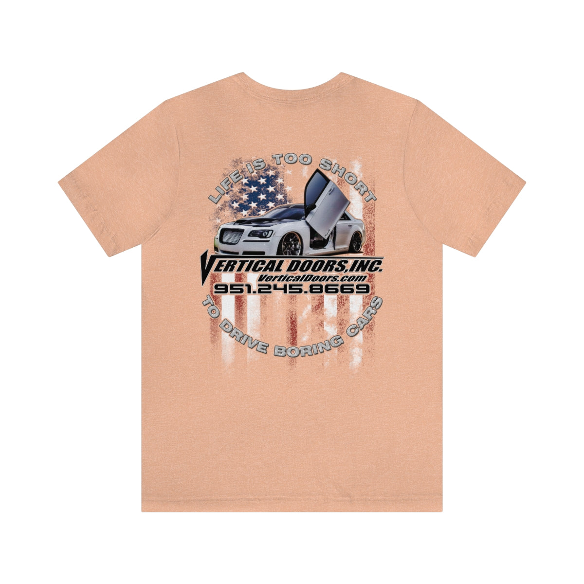 Unisex Jersey Short Sleeve Tee Life is too short Chrysler 300