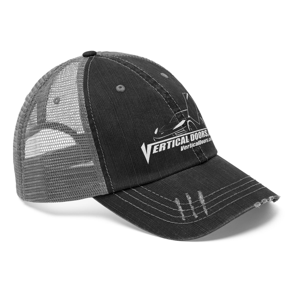 Unisex Trucker Hat VDI Corvette C8 Outline