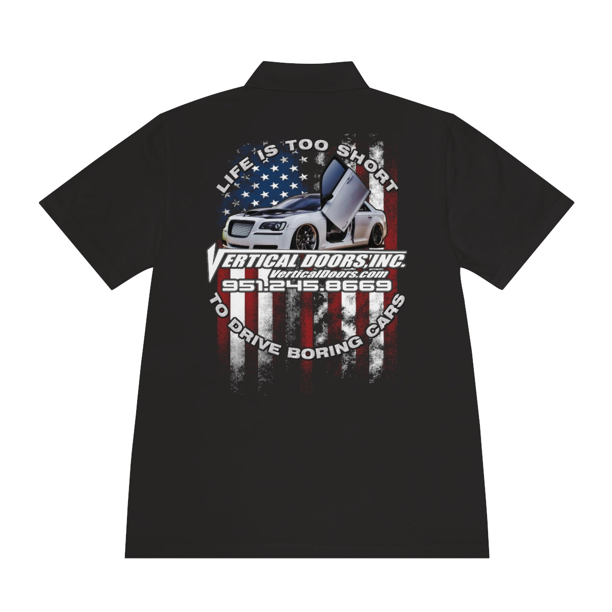 Men's Sport Polo Shirt Life is too short Chrysler 300