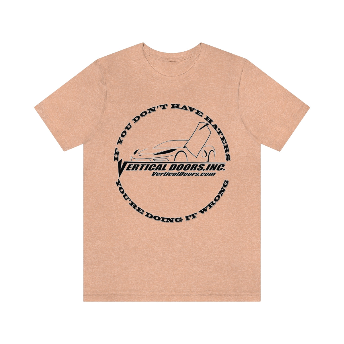 Unisex Jersey Short Sleeve Tee Haters C8