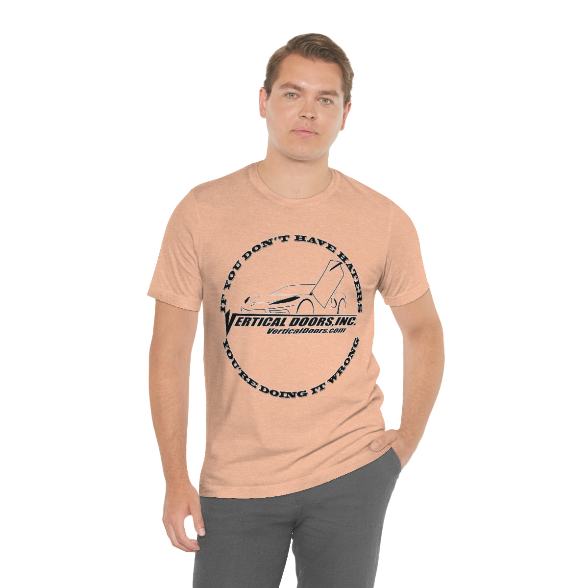 Unisex Jersey Short Sleeve Tee Haters C8