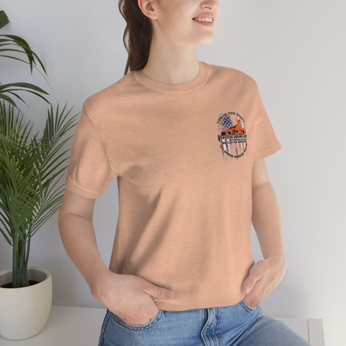 Unisex Jersey Short Sleeve Tee Life is too short C8
