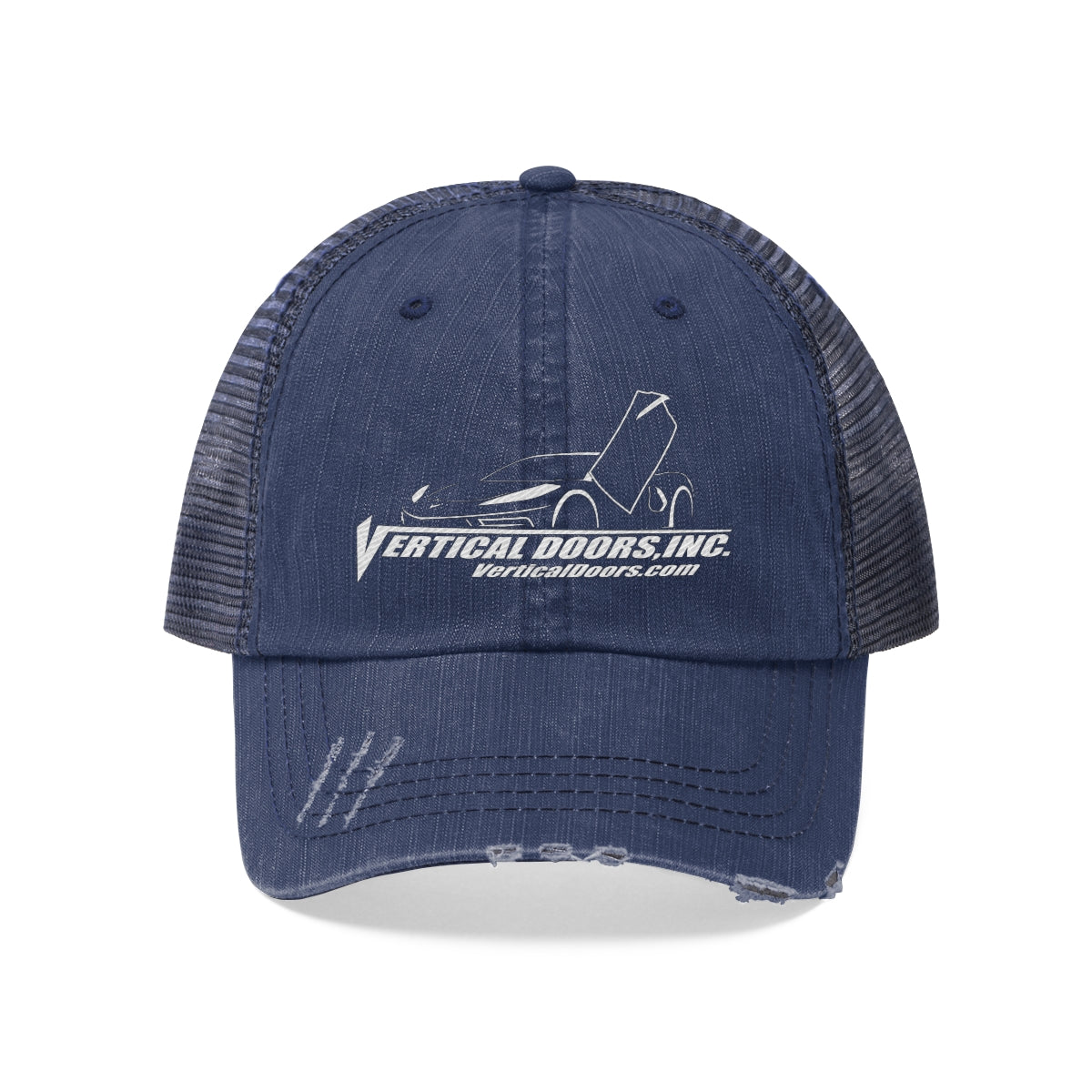 Unisex Trucker Hat VDI Corvette C8 Outline