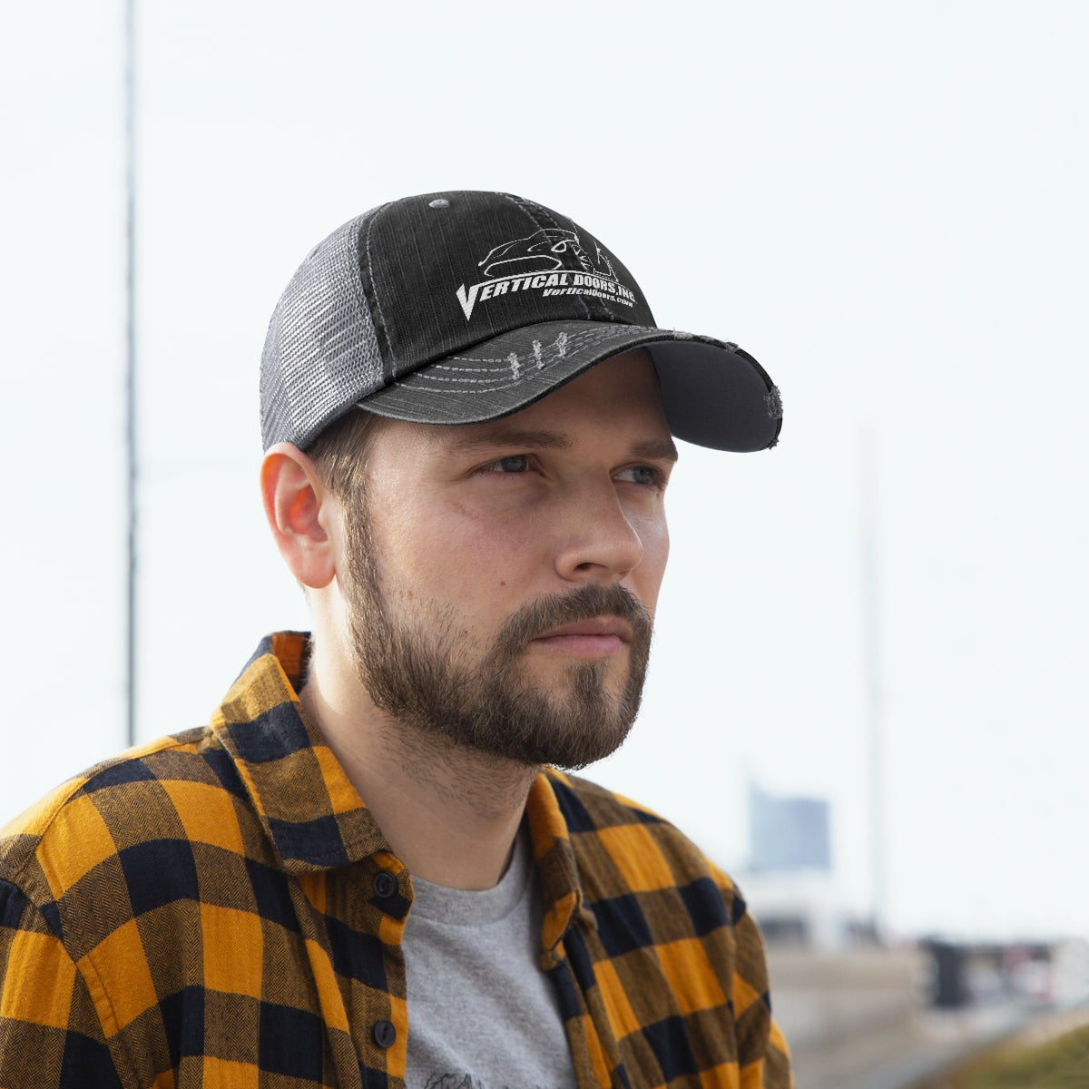 Unisex Trucker Hat Vertical Doors, Inc.