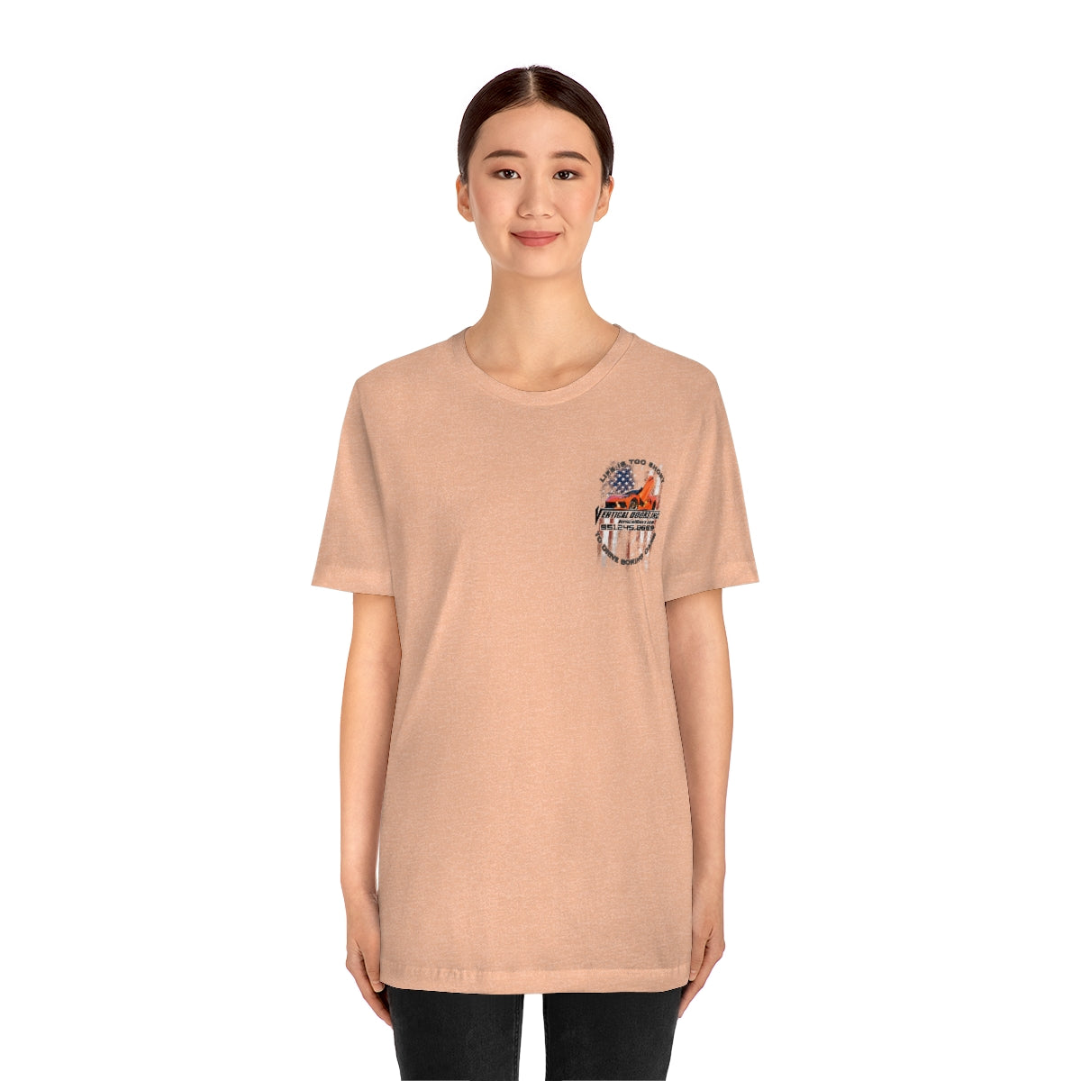 Unisex Jersey Short Sleeve Tee Life is too short C8