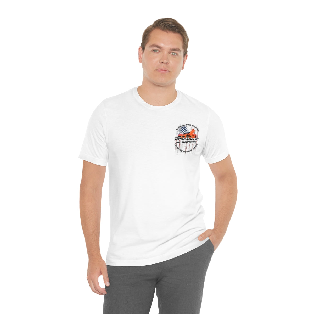Unisex Jersey Short Sleeve Tee Life is too short C8