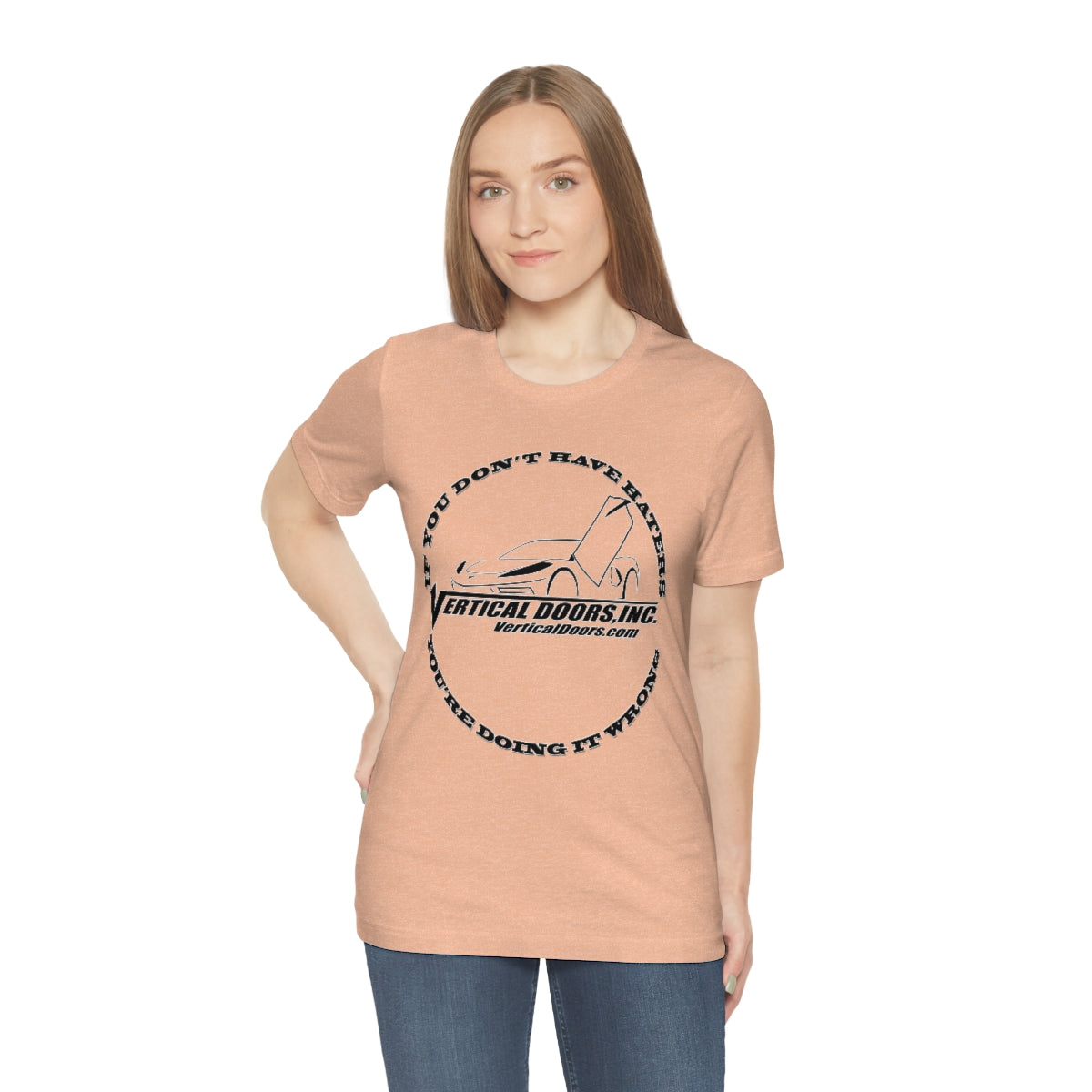 Unisex Jersey Short Sleeve Tee Haters C8