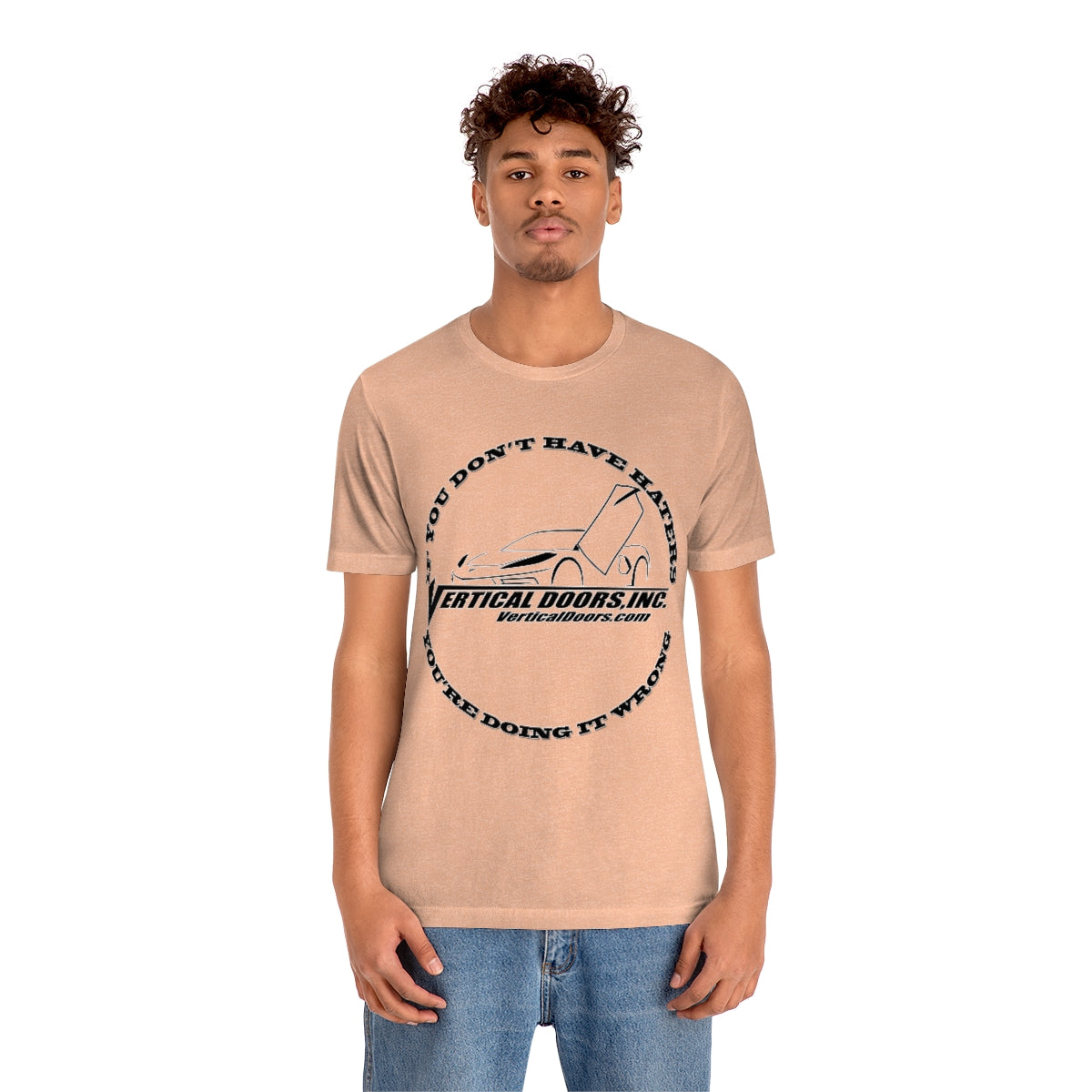 Unisex Jersey Short Sleeve Tee Haters C8