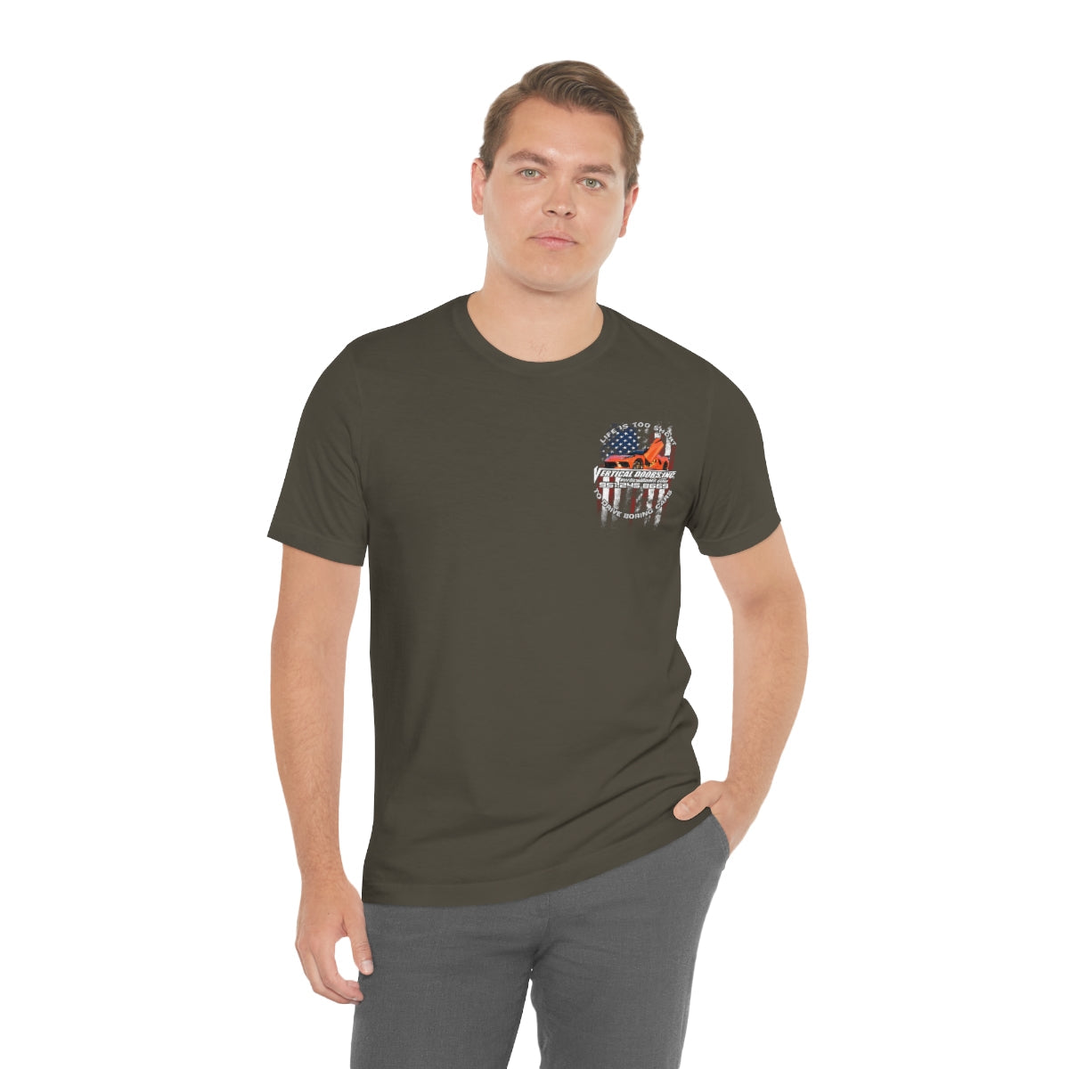 Unisex Jersey Short Sleeve Tee Life is too short C8