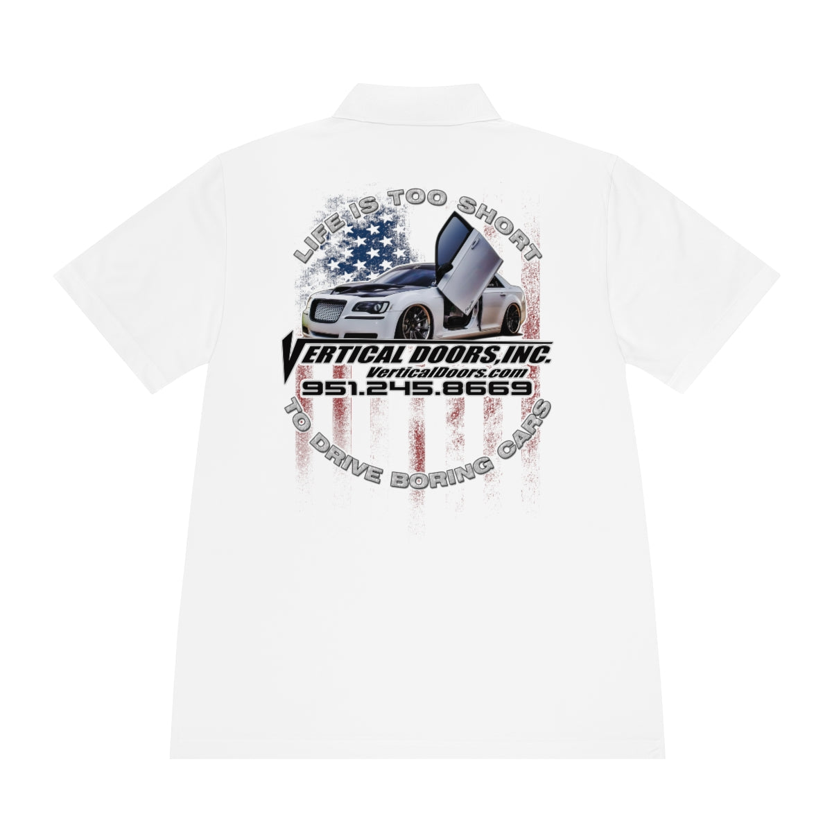 Men's Sport Polo Shirt Life is too short Chrysler 300