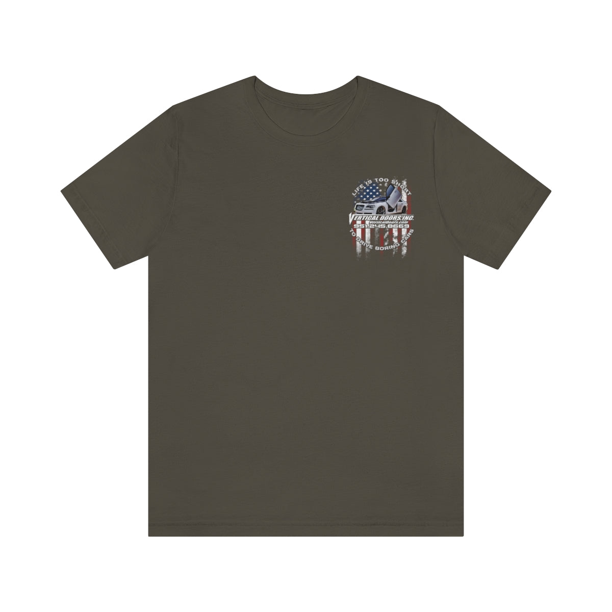 Unisex Jersey Short Sleeve Tee Life is too short Chrysler 300