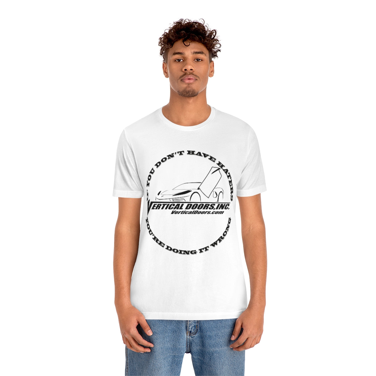 Unisex Jersey Short Sleeve Tee Haters C8