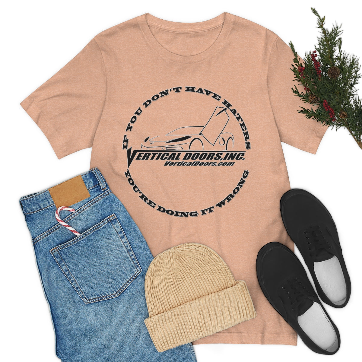 Unisex Jersey Short Sleeve Tee Haters C8