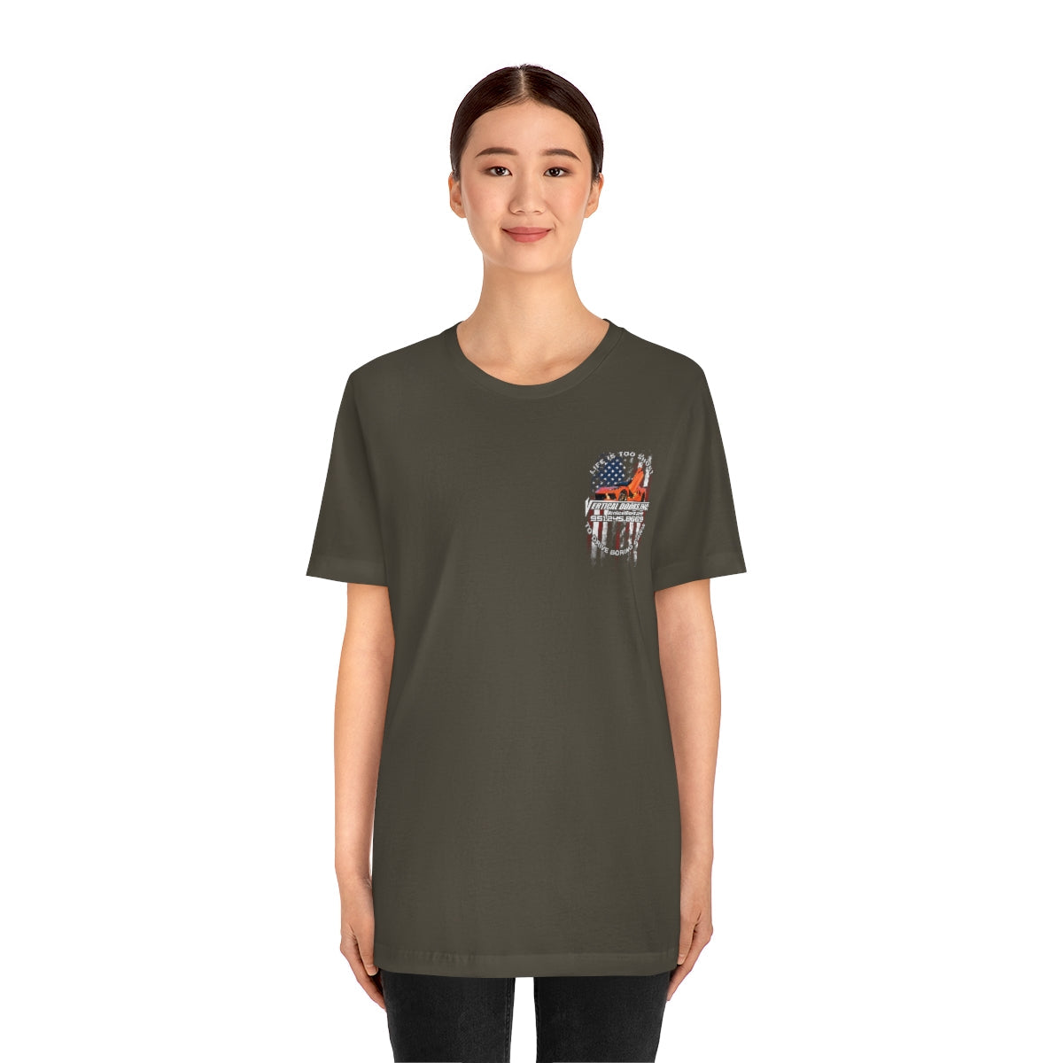 Unisex Jersey Short Sleeve Tee Life is too short C8