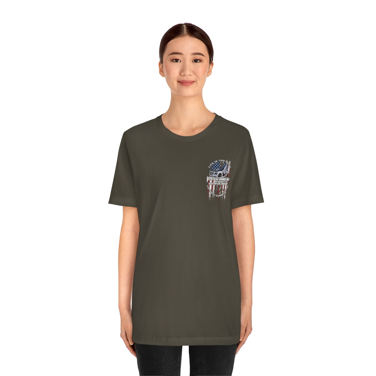 Unisex Jersey Short Sleeve Tee Life is too short Chrysler 300