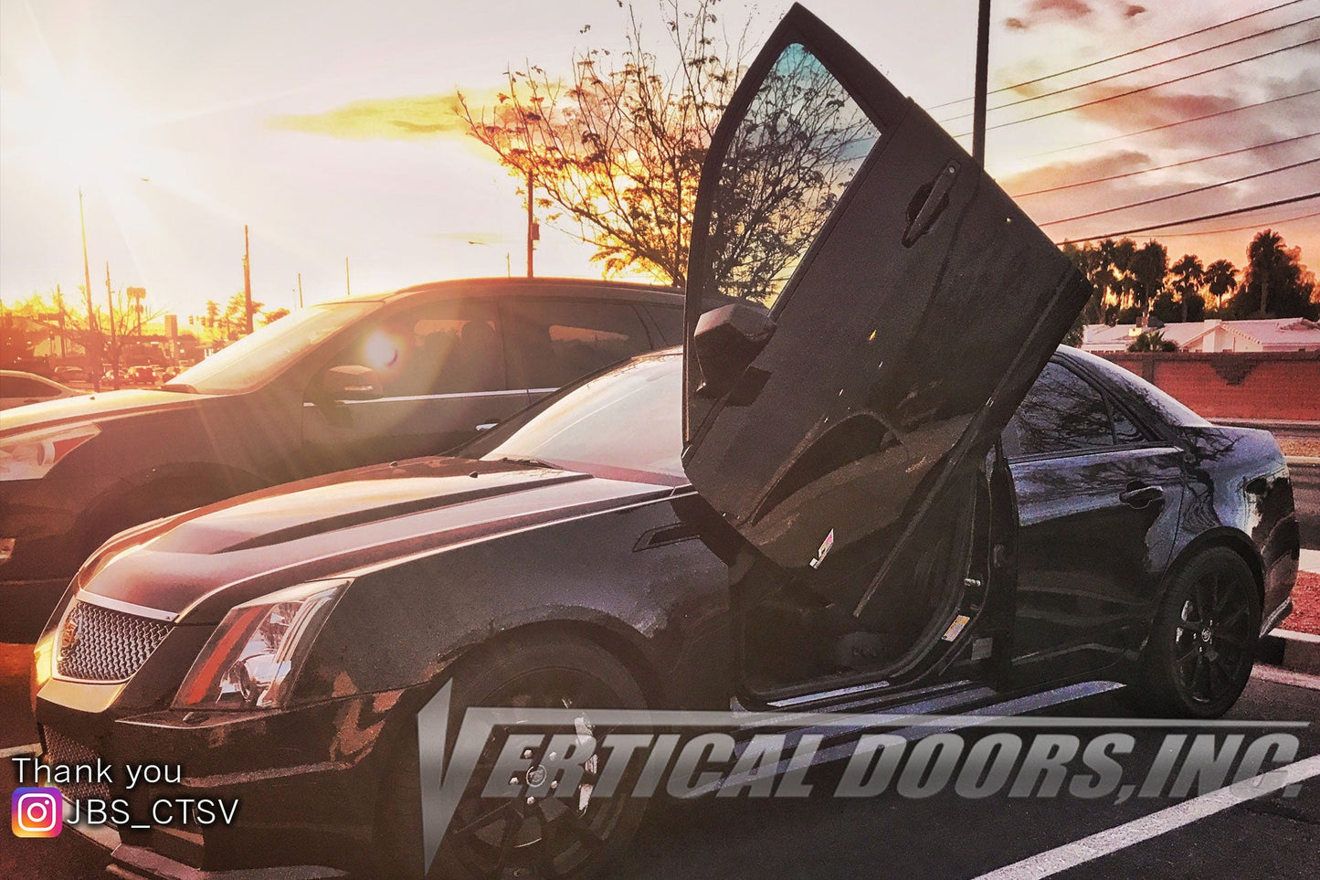 Cadillac CTS 2008-2013 4DR Vertical Doors