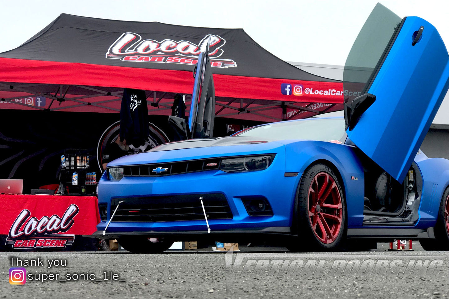 Chevrolet Camaro 2010-2015 Vertical Doors