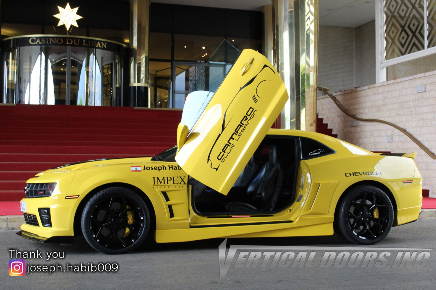 Chevrolet Camaro 2010-2015 Vertical Doors