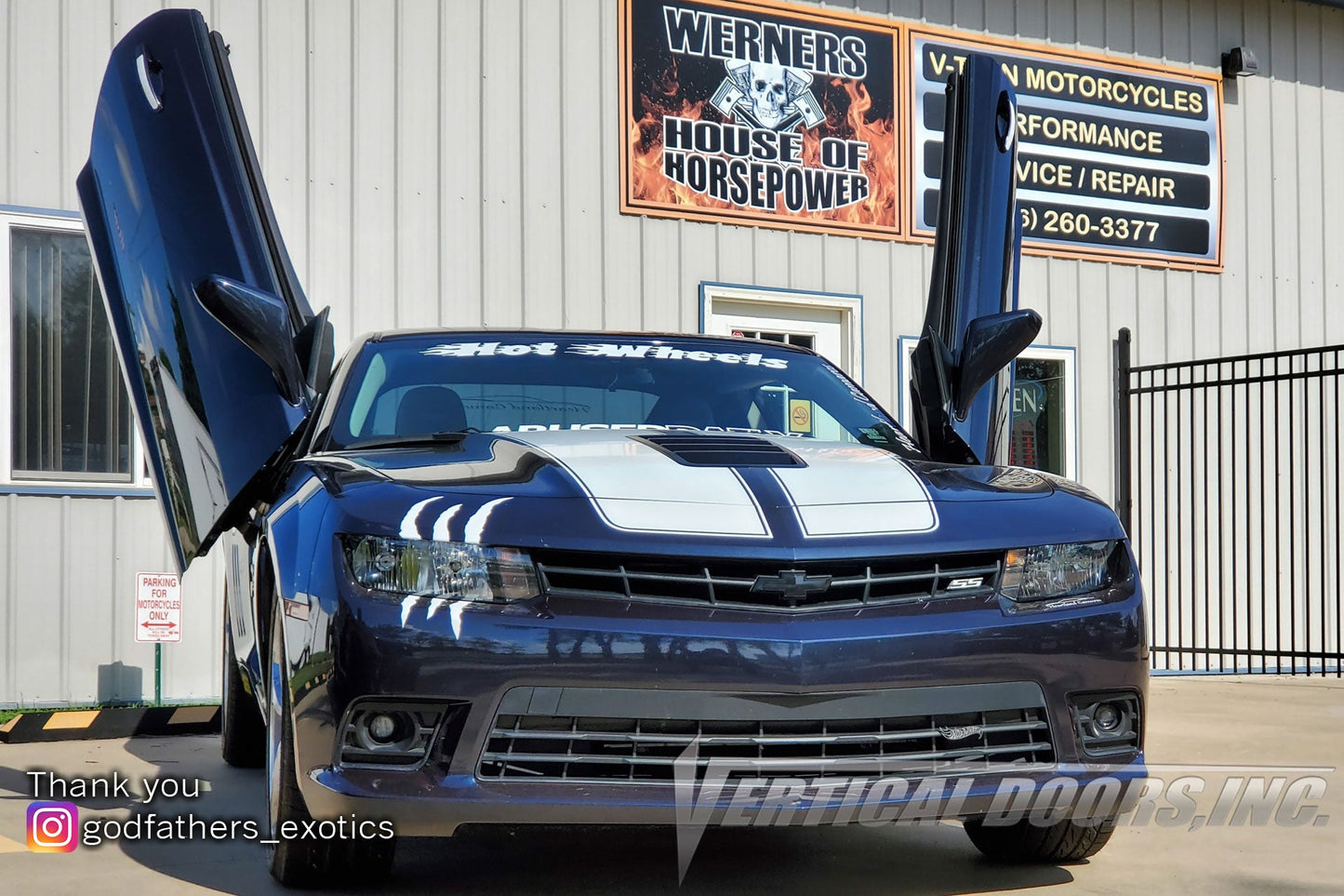 Chevrolet Camaro 2010-2015 Vertical Doors
