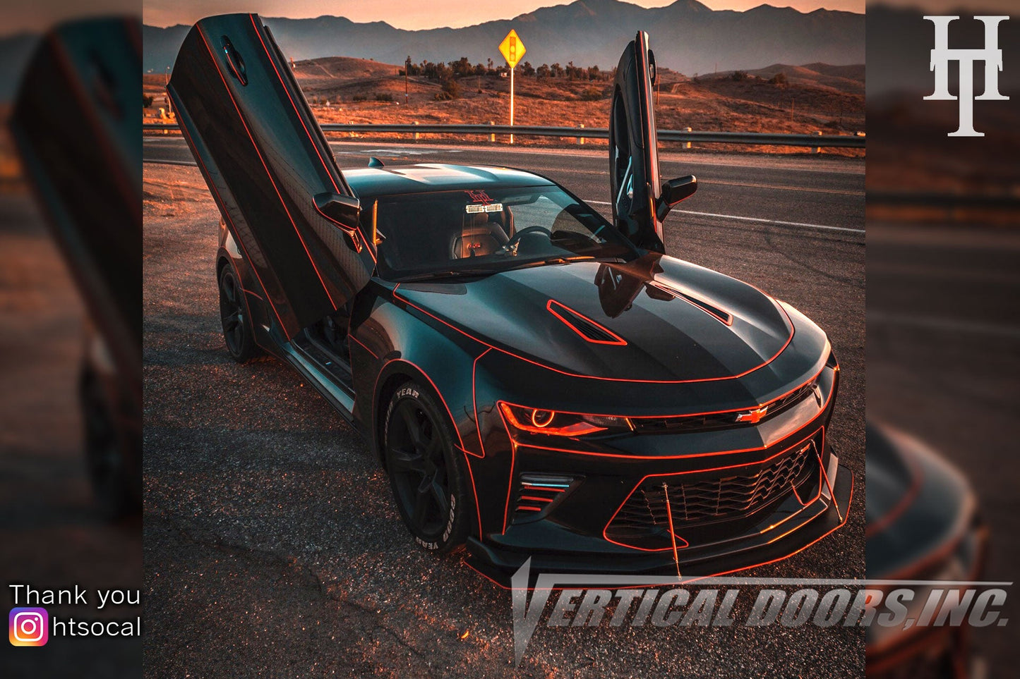 Chevrolet Camaro 2016-2023 Vertical Doors Kit