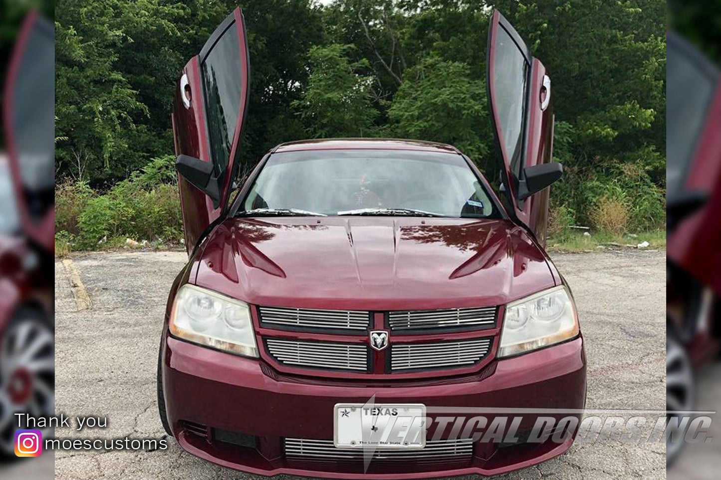 Dodge Avenger 2007-2010 Vertical Doors -Special Order-