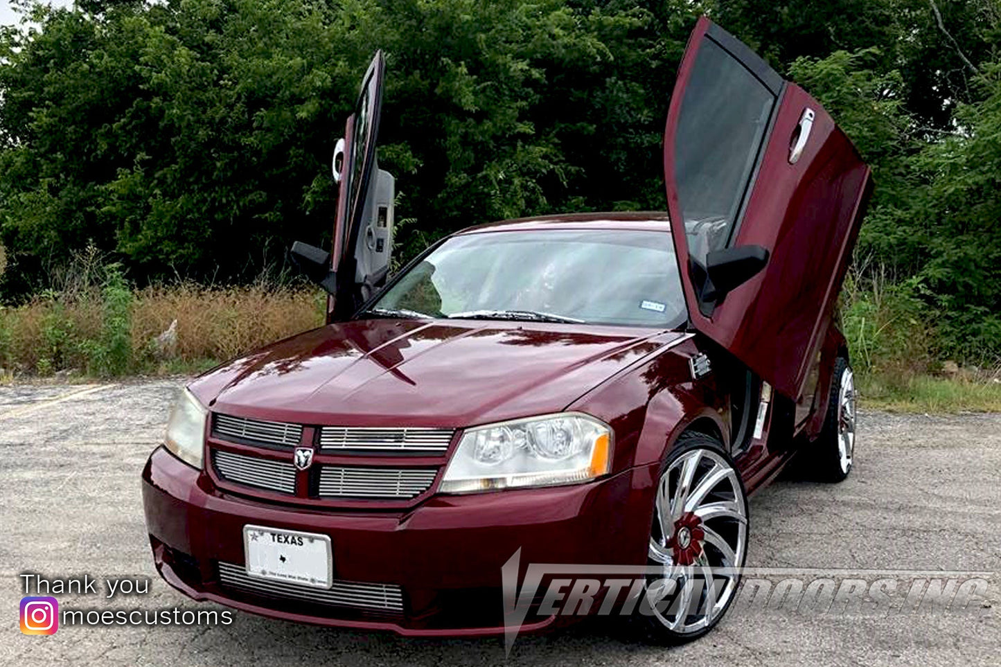 Dodge Avenger 2007-2010 Vertical Doors -Special Order-