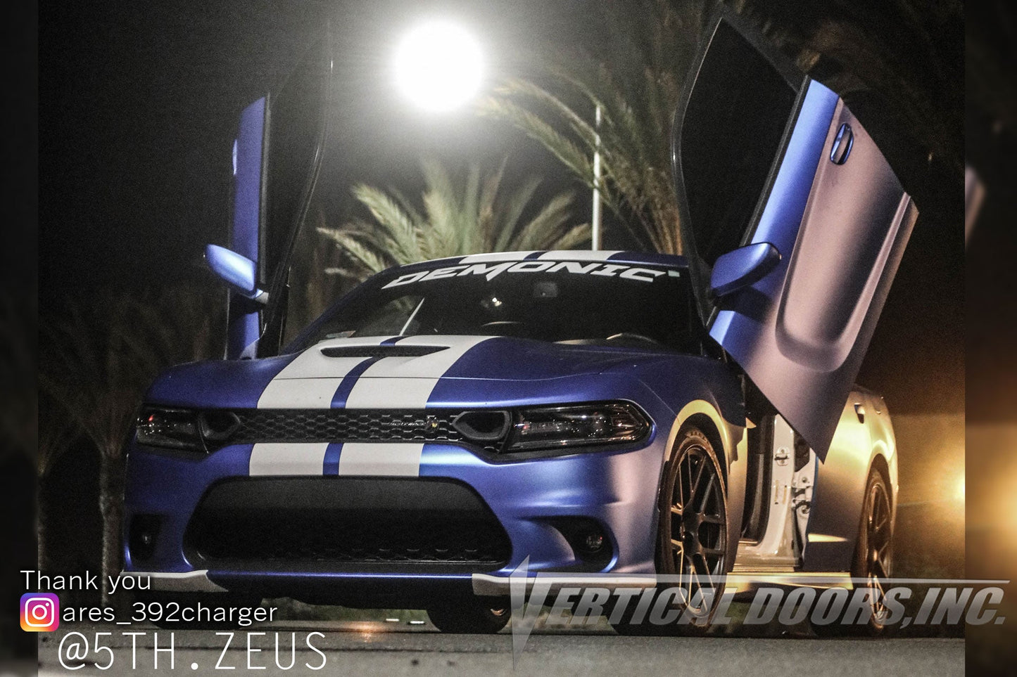 Dodge Charger 2011-2022 Vertical Doors