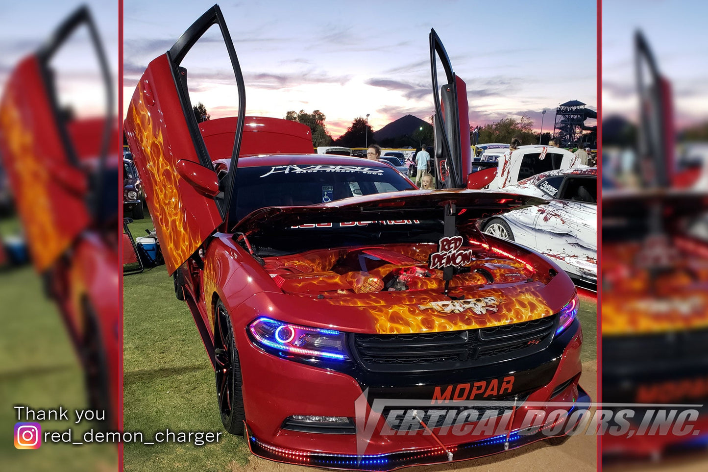 Dodge Charger 2011-2022 Vertical Doors