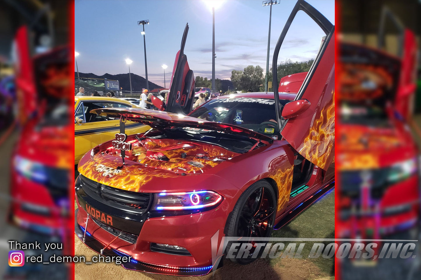 Dodge Charger 2011-2022 Vertical Doors