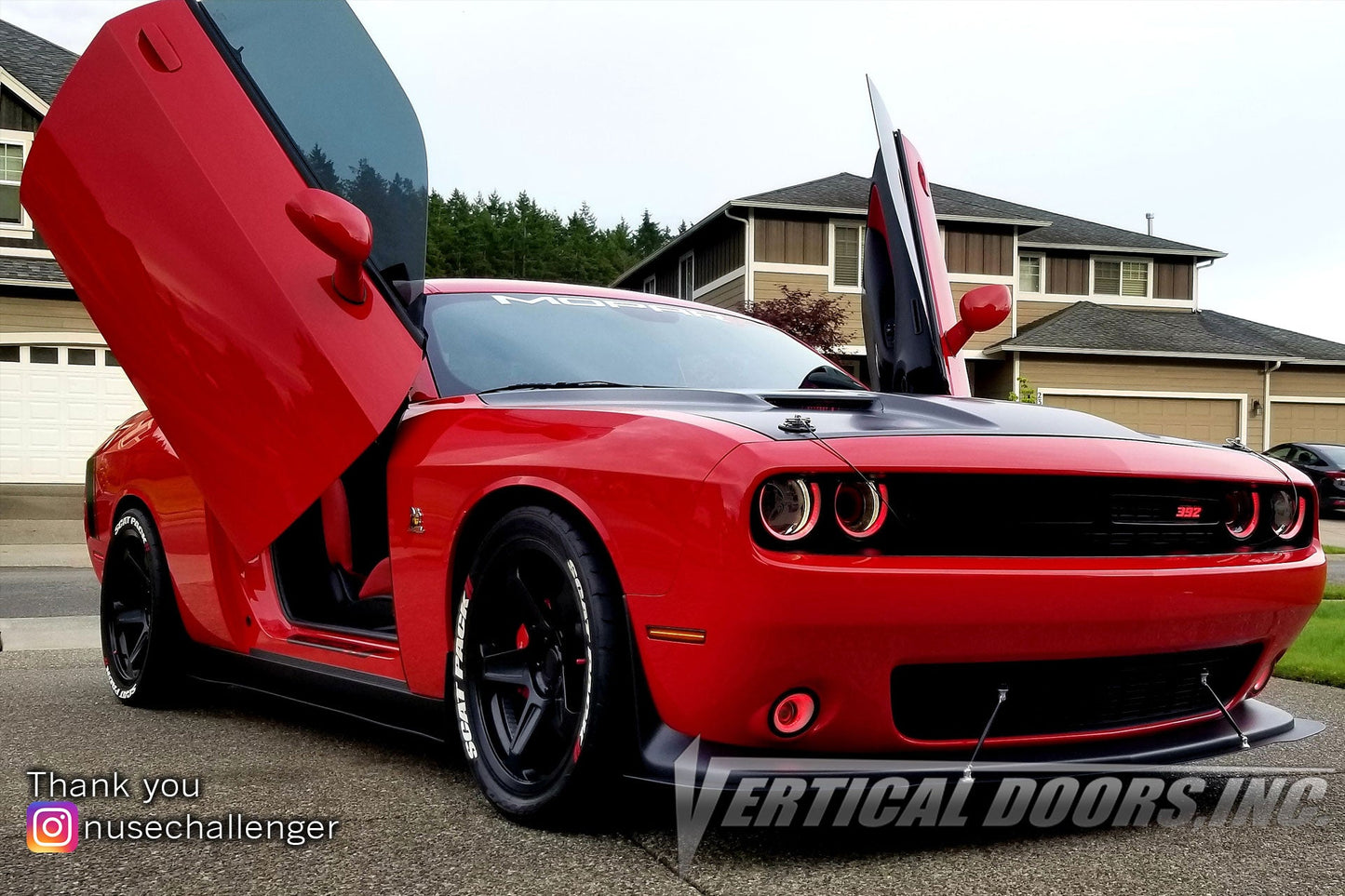 Dodge Challenger 2009-2022 Vertical Doors