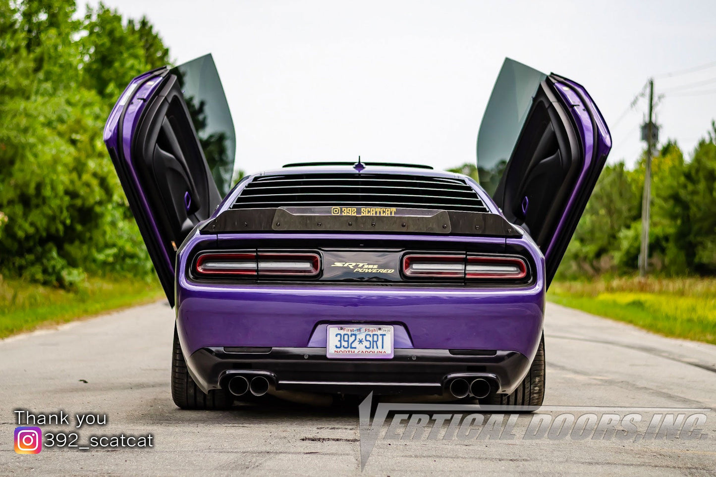 Dodge Challenger 2009-2022 Vertical Doors