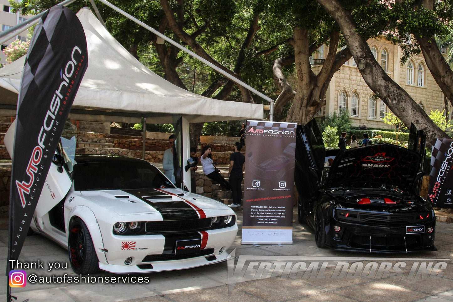 Dodge Challenger 2009-2022 Vertical Doors