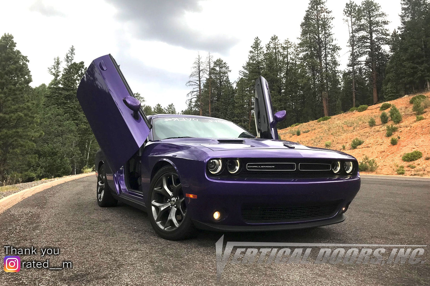 Dodge Challenger 2009-2022 Vertical Doors