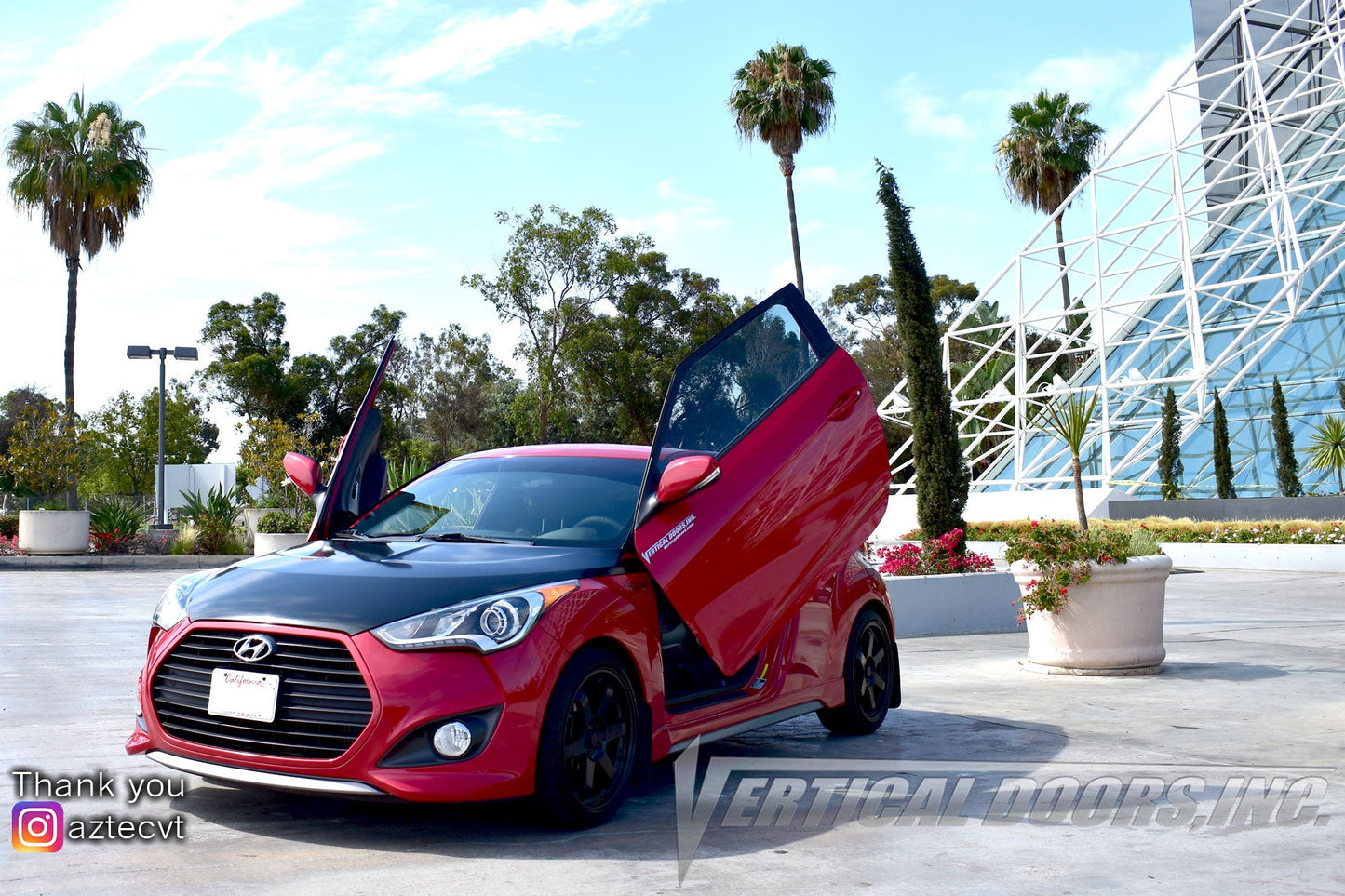 Hyundai Veloster 2011-2018 Vertical Doors