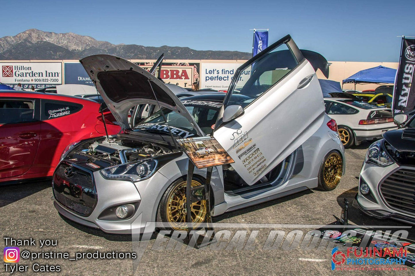 Hyundai Veloster 2011-2018 Vertical Doors