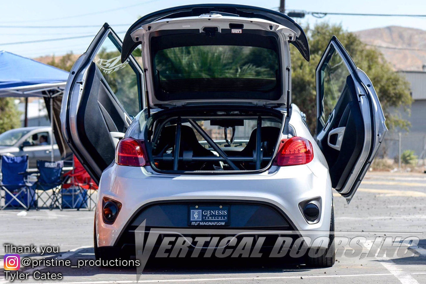 Hyundai Veloster 2011-2018 Vertical Doors