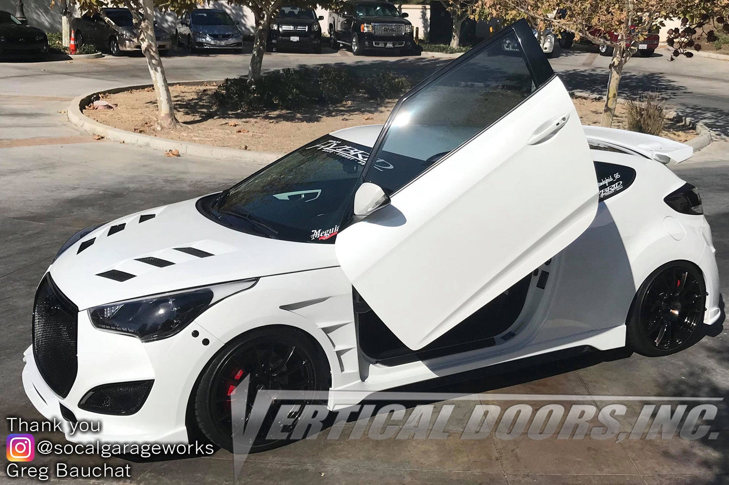 Hyundai Veloster 2011-2018 Vertical Doors