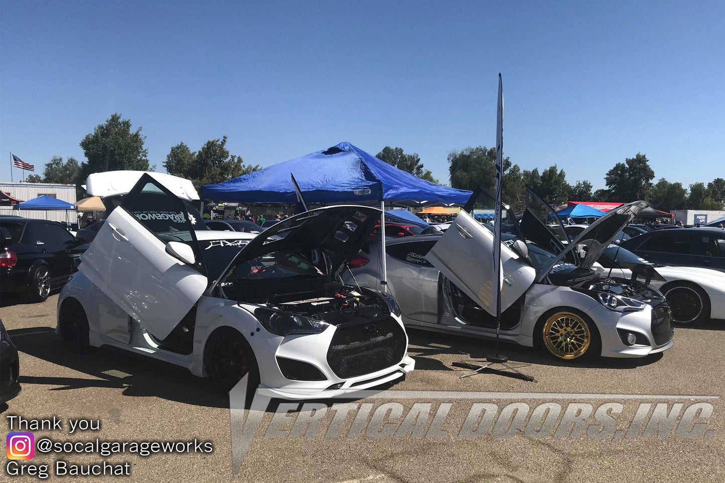 Hyundai Veloster 2011-2018 Vertical Doors