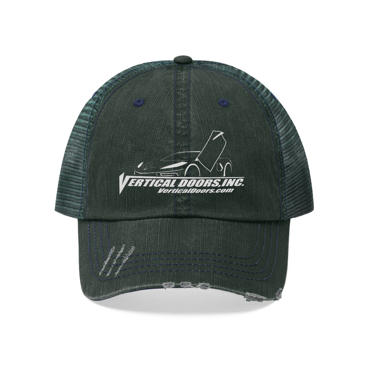 Unisex Trucker Hat VDI Corvette C8 Outline