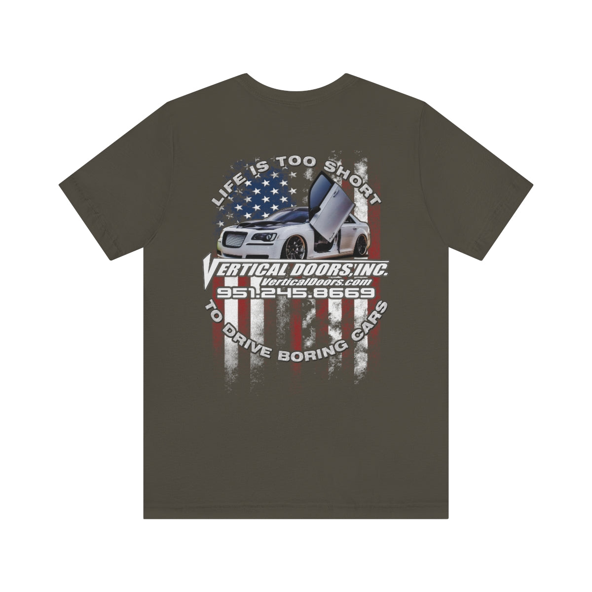 Unisex Jersey Short Sleeve Tee Life is too short Chrysler 300