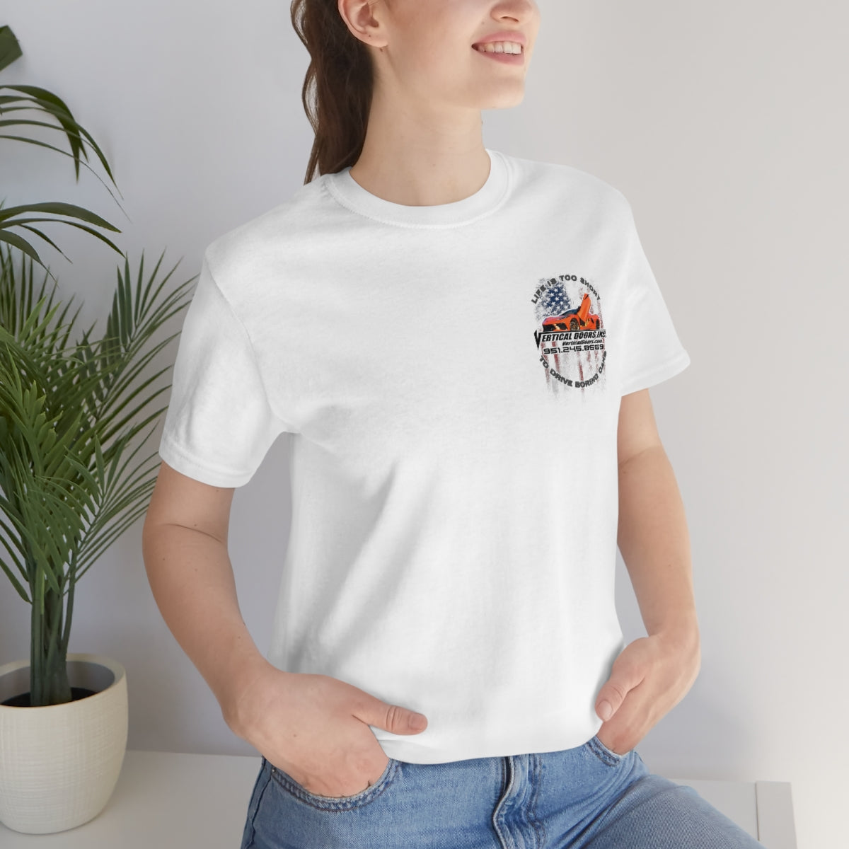 Unisex Jersey Short Sleeve Tee Life is too short C8