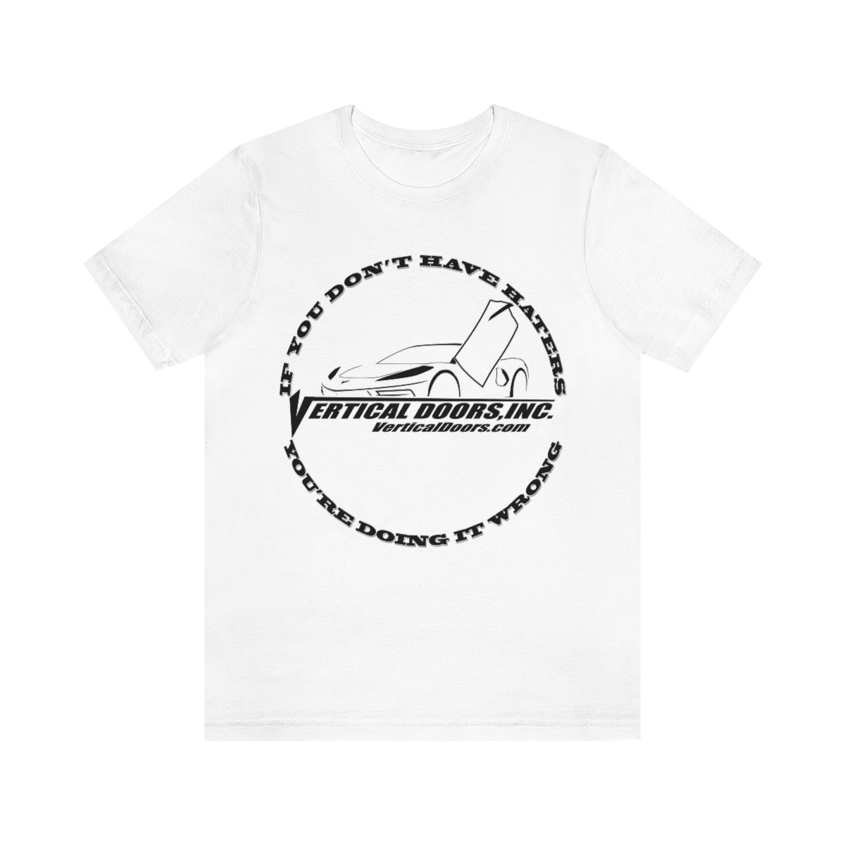 Unisex Jersey Short Sleeve Tee Haters C8