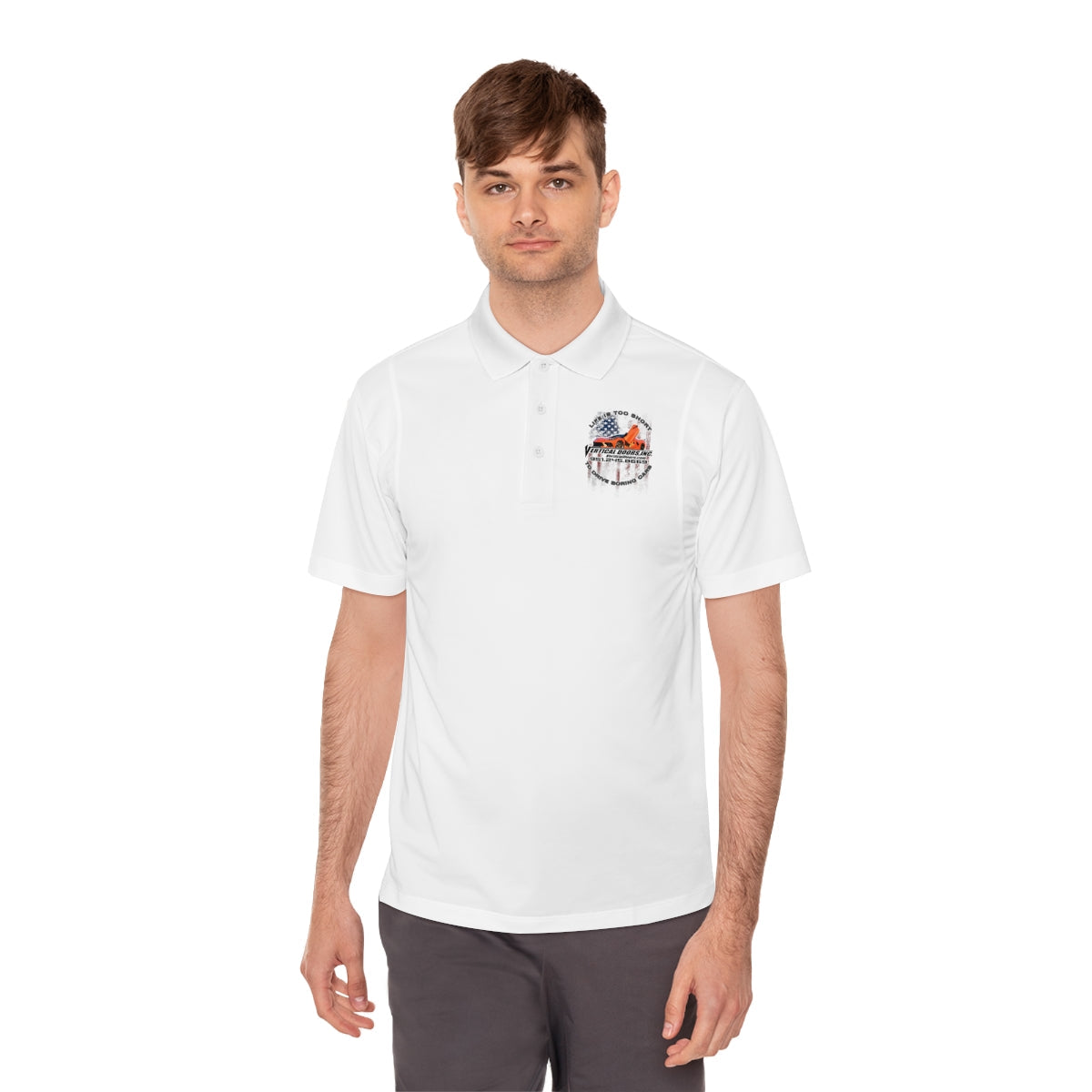 Men's Sport Polo Shirt Life to Short C8