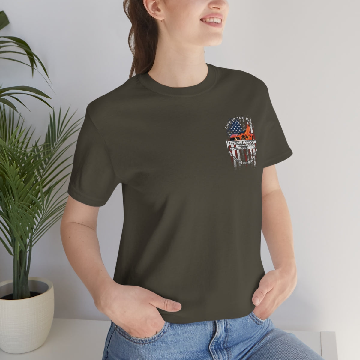 Unisex Jersey Short Sleeve Tee Life is too short C8
