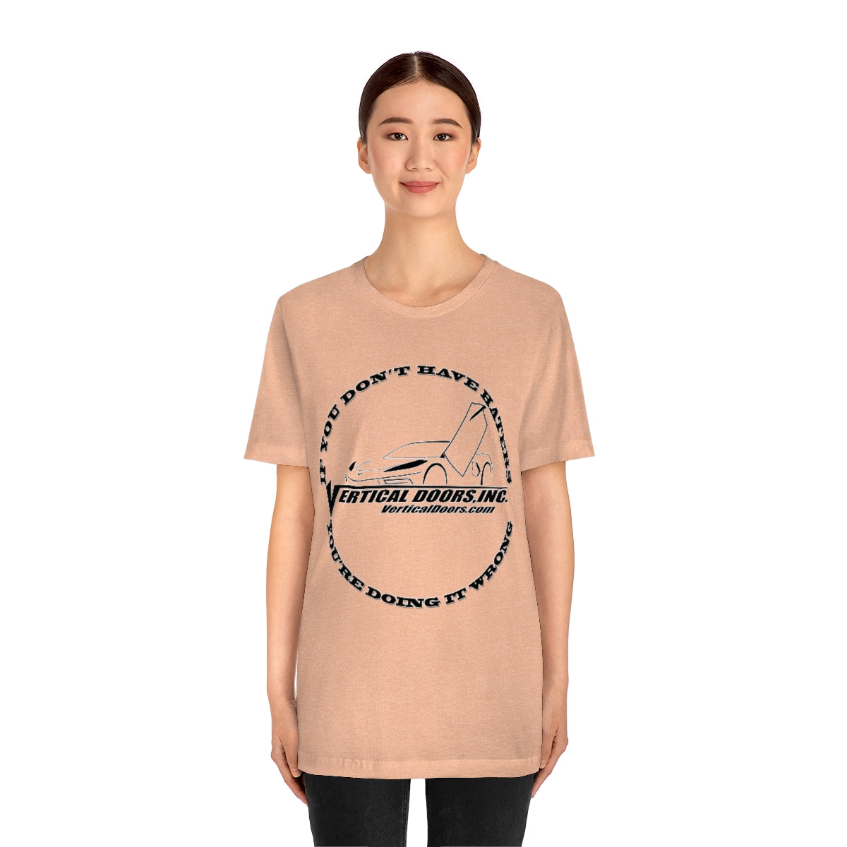 Unisex Jersey Short Sleeve Tee Haters C8