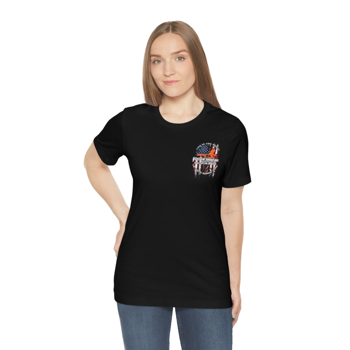 Unisex Jersey Short Sleeve Tee Life is too short C8